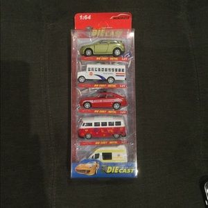 Nasidear 5 Pack Die Cast Metal Toy Cars Sealed